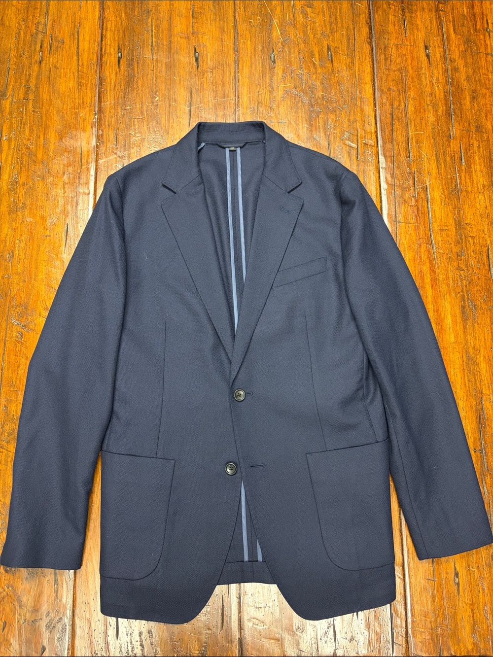 Bonobos Men’s Stretch Italian Wool Slim Fit Midnight Navy Blazer